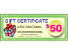 Gift Certificate $ 50.00 (imagem para) Gift Certificate $ 50.00